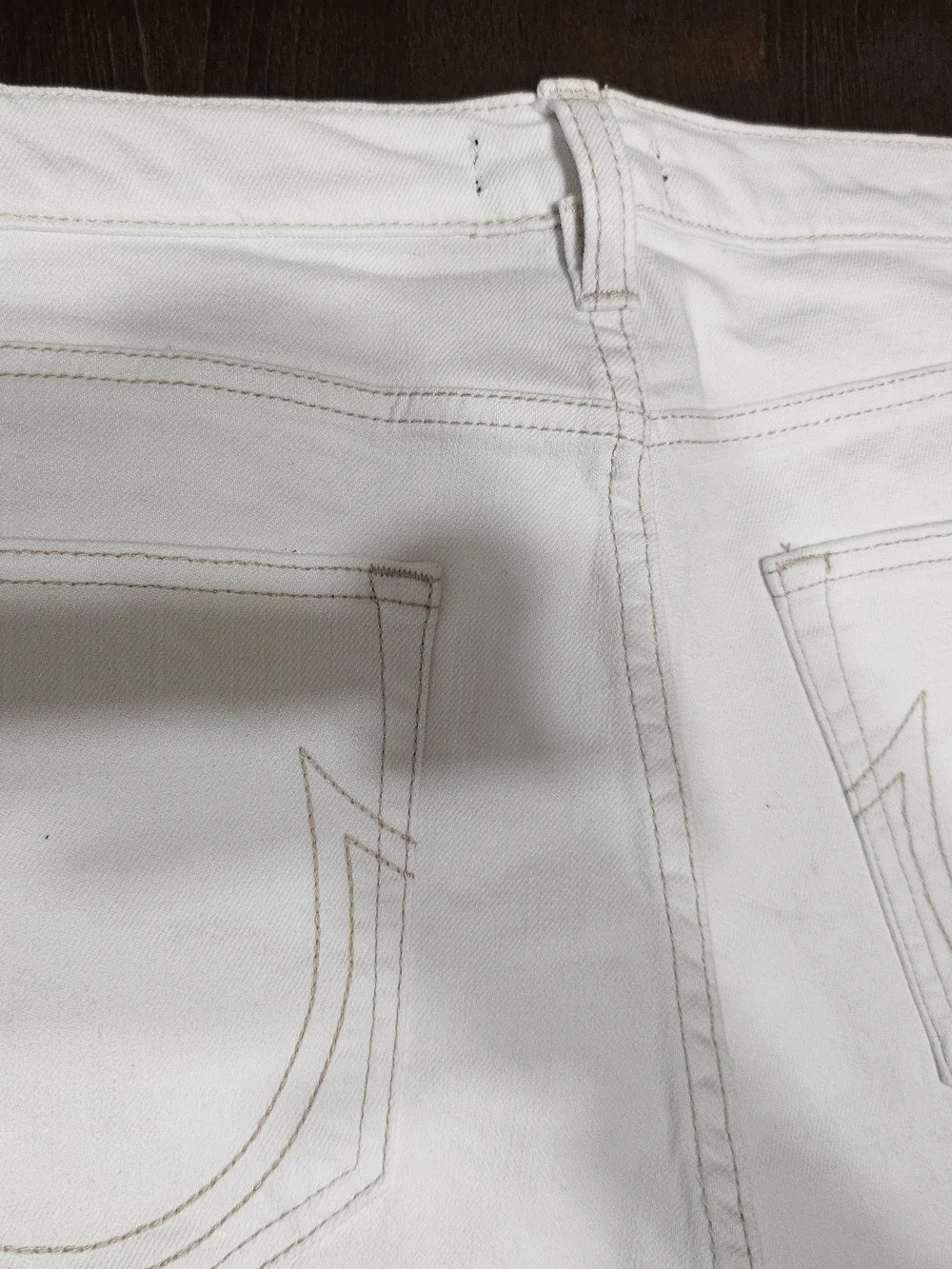 Men's True Religion Rocco Slim White Jeans 34x32